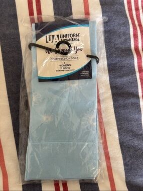 Uniform Advantage Light Blue Compression Socks - Women's